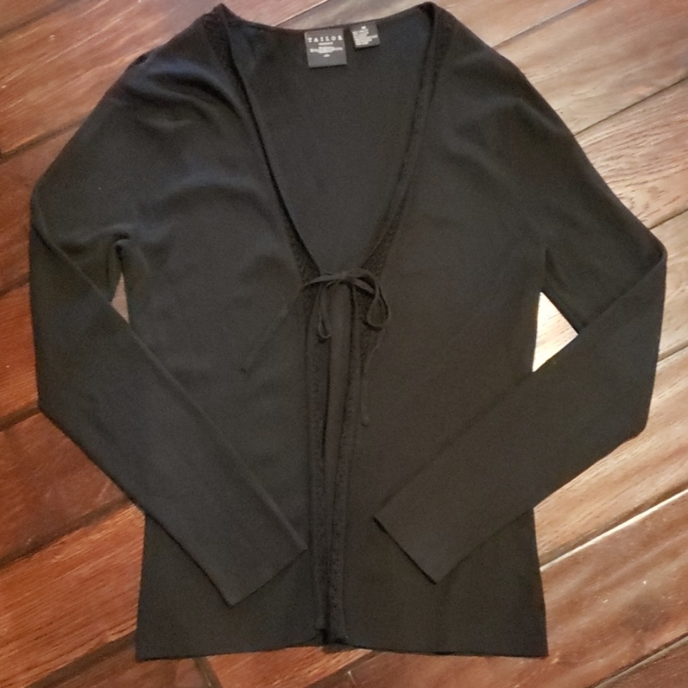Tailor B.Moss Black Cardigan Medium